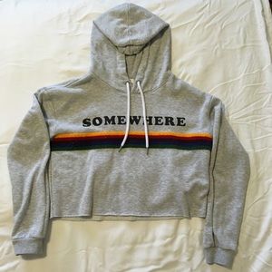 Garage Cropped Hoodie